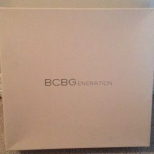 BCBGeneration Black Silky Leather wedge booties